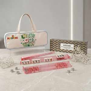 Bolsa de Almacenamiento y Soportes para Fichas de Mahjong, Juego Completo, En Stock, Envío Rápido - Product Image 3