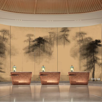 Vidrio Artístico Laminado, Vidrio Decorativo Sólido, Vidrio Decorativo Laminado Abstracto de Alta Gama para Hoteles, Villas y Oficinas