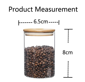 DAJI HYDRO <strong>2025</strong> Large Capacity Eco-Friendly Classic Glass Jar Wood Lid Microwaveable Food <strong>Storage</strong> <strong>Container</strong> Stackable Design - Product Image 5