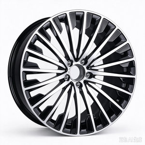 Nuevas Llantas de Aleación Ligeras Flow Form de 18-20 Pulgadas en Negro Brillante con Acabado Mecanizado para Mercedes- Clase C E <span class=keywords><strong>CLA</strong></span> GLC <span class=keywords><strong>AMG</strong></span> - Product Image 4