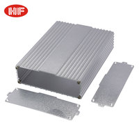 Boîtier de panneau de commande électronique sur mesure en alliage d'aluminium extrudé pour amplificateur audio, indice de protection IP54