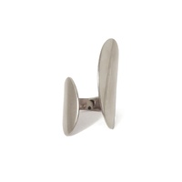 RH Hochwertiger Unregelmäßiger Geometrischer Offener Ring 18K Vergoldeter Edelstahl Nicht Verblassender Breiter Rand Personalisierter Modeschmuck