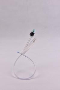 Cathéter de <span class=keywords><strong>Foley</strong></span> en silicone jetable à double voie de haute qualité - Product Image 4