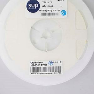 Whole -Sale RR1608 0603L1203FT 0603 1608 Resistors Chip Resistors SMD Resistors 120Kohm 1% 1/10W Thick Film Resistor - Product Image 1