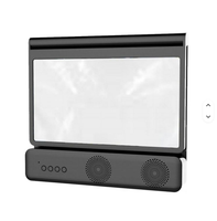 Loupe d'écran de smartphone de 12 pouces avec haut-parleur Bluetooth, support de téléphone de bureau, loupe vidéo