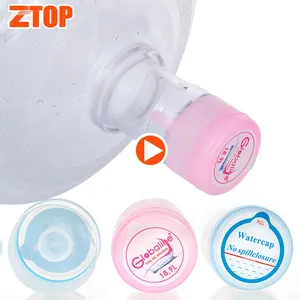 Good Quality Spill Resistant Silicone 54mm 55mm Neck Size Closure Lid Mineral Water Bottle 5 Gallon Cap