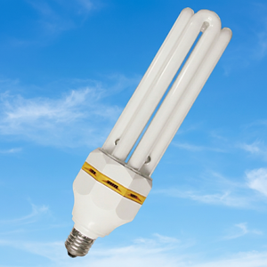 Lampe CFL en plastique blanc OEM E27 4U 6000K Lumière du jour 80lm/W 6000 heures CRI 80 Contrôle par interrupteur AC 220V Garantie de 2 ans 3840 - Product Image 1