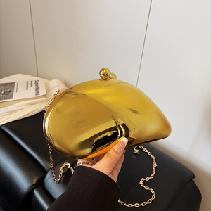 <span class=keywords><strong>Sac</strong></span> de soirée élégant en forme de mangue de haute qualité pour événements, sacs à bandoulière pour femmes pour bal de promo et soirées - Product Image 2