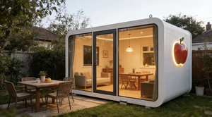 Cabaña Prefabricada Tipo Apple, Casa Pequeña <span class=keywords><strong>de</strong></span> Lujo para Jardín, Patio Trasero y Alojamiento <span class=keywords><strong>de</strong></span> Huéspedes - Product Image 4