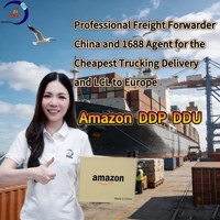 Agent d'expédition Alibaba et service logistique le moins cher pour l'expédition porte à porte de Chine vers l'Europe Amazon DDU DDP