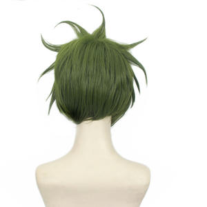 <span class=keywords><strong>Perruque</strong></span> synthétique verte Ainizi de 35 cm, Danganronpa: Trigger Happy Havoc, rôle d'Amami Rantarou, <span class=keywords><strong>perruque</strong></span> de cosplay pour femmes - Product Image 6