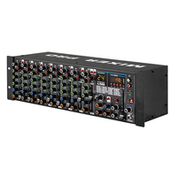 Meilleures ventes - Console de mixage audio professionnelle à 9 canaux, 24 effets numériques DSP, USB, Bluetooth, construction métallique, performance sur scène, noir
