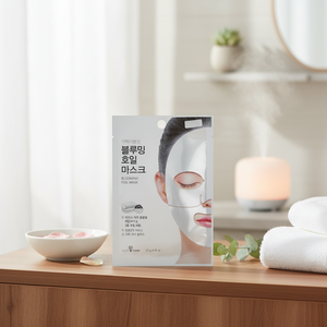 Olive Farm Blooming Korean Skincare Silver Foil Mask Luxury Anti-Aging Firming Brightening Moisturizing Hydrating Facial Sheet - Product Image 3