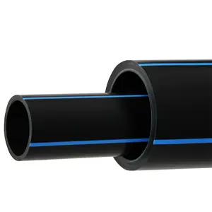 ייצור סיטונאי 2 אינץ' 32 מ""מ 250 מ""מ Pn10 גדלים ואורך Sdr17 Uhmwpe פלסטיק Pe Hdpe צינור מחירים עבור אספקת מים