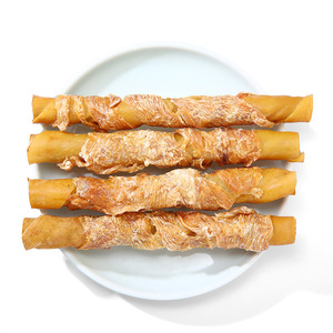 Palitos Masticables de Piel de Vaca Duraderos de Tamaño Mediano para Perros Pequeños y Medianos, para el Placer de Cada Mascota Familiar - Product Image 2
