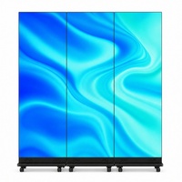 Écran d'affichage numérique portable P1.25/P1.53/P1.86/P2.5 640x1920/1280x1920 pliable GOB WiFi pour affichage événementiel et commercial