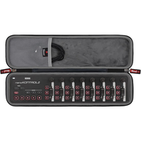 Étui de transport compact en EVA avec poche intégrée pour câbles, sac de rangement pour contrôleur MIDI AKAI MPK Mini MKII