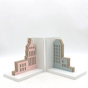 Serre-livres décoratifs en bois pour enfants extrémités d'étagère de <span class=keywords><strong>bureau</strong></span> Vintage personnalisé Unique serre-livres Vente en gros - Product Image 3