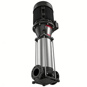 Pompe verticale multi-étages Grundfos 15-5 en acier inoxydable avec raccord à bride pour le traitement de l'eau industrielle - Product Image 1