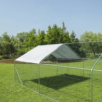 600x300x210cm Forma de Torre impermeable Paseo en gallinero Jaula para pollos de engorde