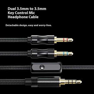 Audífonos <span class=keywords><strong>FiiO</strong></span> JT3 con Cable, Sobre la Oreja, Ligeros, Abiertos, HiFi, para Música y Juegos, Sin Cancelación de Ruido, Resistentes al Agua - Product Image 6