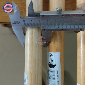 Escoba de madera pulida barnizada 2 veces, mango de cepillo, herramientas y accesorios de limpieza del hogar - Product Image 5
