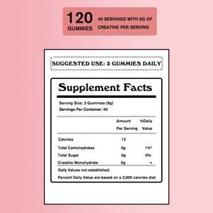 Gomitas de Monohidrato de Creatina Personalizadas OEM/ODM, Producto de Suplementos Herbales para Adultos, Gran Venta - Product Image 2