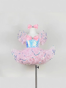 Robe de danse <span class=keywords><strong>tutu</strong></span> <span class=keywords><strong>multicolore</strong></span> pour enfants, robe de ballet pas chère, jupe <span class=keywords><strong>tutu</strong></span> bouffante pour tout-petits, entraînement et compétition - Product Image 3