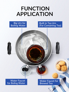 8L Built-in Tea Urn New Design Stainless Steel Hot Water <b>Kettle</b> With <b>Keep</b> <b>Warm</b> for Car & and Commercial Use Stainless Steel Tea - Product Image 2