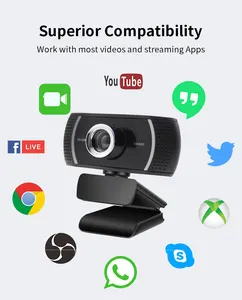 Kamera Web Mini Pc Usb stok 4k, kamera keamanan konferensi Video Full Hd 480p 720p 1080p 4k CMOS