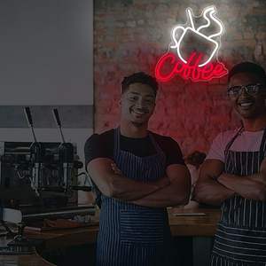 Letrero de Neón LED con Diseño de Café para Decoración de Pared, Letrero Comercial para Cafetería, Bistro, Tienda, Bar, Restaurante - Product Image 5