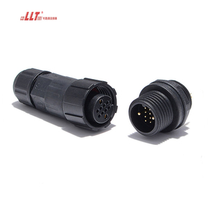 LLC M16ขั้วต่อกันน้ำแรงดันต่ำ2 + 8pin, Ip68แผงกันน้ำ - Product Image 2