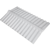 Panneau solaire ondulé transparent en polycarbonate PC pour tuiles de toit ondulées