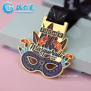 Medalla de Fútbol de Metal Personalizada con Diseño Gratuito del Fabricante, Aleación de Zinc, 3D, Deportiva, para Carreras de 5km/10km/21km, Maratón, Resistente al Agua, con Grabado Láser - Product Image 2