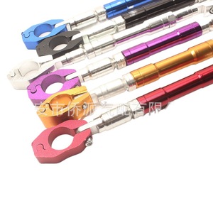 Motorcycle Handlebar Stabilizer Bar <b>Bracket</b> Aluminum Alloy <b>Black</b> Silver Blue Golden Yellow Purple Durable For Modification - Product Image 5