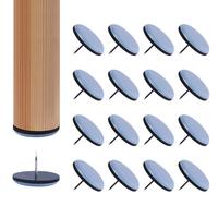 Glissières de meubles rondes en PTFE pour pieds de chaise, protecteurs de sol pour tapis