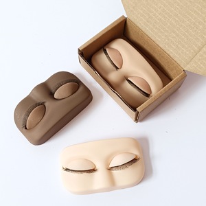 Cabeza de Maniquí de Silicona para Práctica de Extensión de Pestañas, Cabeza de Entrenamiento Realista para Técnicos de Pestañas Principiantes, Disponible al por Mayor - Product Image 6