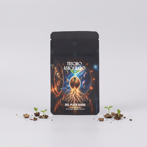 Sachet Doypack en Mylar mat imprimé par gravure, refermable avec fermeture éclair, étanche, de qualité alimentaire pour l'emballage des graines - Product Image 3