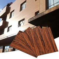 Panel Compuesto de Aluminio Alucobond de 3mm y 4mm, Lámina ACP, Revestimiento de Paredes Exteriores para Edificios, Color Madera, Resistente al Fuego