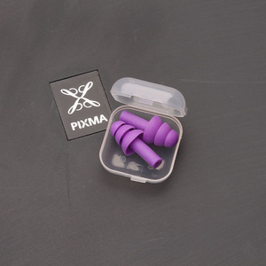 Tapones <span class=keywords><strong>para</strong></span> <span class=keywords><strong>los</strong></span> Oídos de Silicona de Alta Calidad, Impermeables, con Estuche, <span class=keywords><strong>para</strong></span> Natación, Protección <span class=keywords><strong>para</strong></span> Entrenamiento, Principiantes, Talla Adulto - Product Image 2