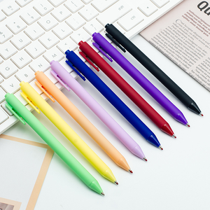 Pulpen Macaron Murah X722 Multiwarna Promosi Pulpen Plastik Bolpoin Iklan Pulpen Gel Logo Kustom - Product Image 4