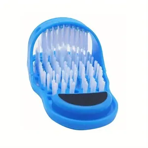 1PC Zenidoo - Cepillo Exfoliante y Masajeador de Pies para Ducha, Montado en la Pared, de Plástico Duradero y Ecológico, Antideslizante - Product Image 3
