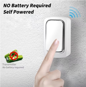 <span class=keywords><strong>Campanello</strong></span> autogenerante senza fili Tuya WiFi all'aperto <span class=keywords><strong>campanello</strong></span> impermeabile 433MHz 38 suonerie Smart Life - Product Image 2