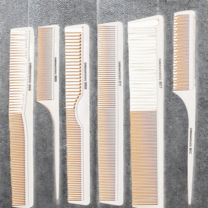 Peine de corte de pelo doble de Tony Factory, aguja de acero, cola puntiaguda, peine común de peluquero de plástico para uso doméstico, venta al por mayor - Product Image 2