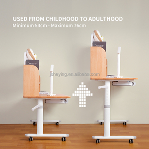 New Ergonomic trẻ em học tập bàn với kệ sách đồ nội thất nhà Chiều cao có thể điều chỉnh trẻ em nghiên cứu bảng và ghế đặt cho trẻ em - Product Image 4