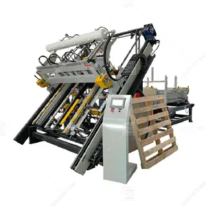 High Efficiency Wood Pallet Production Line Stringer Pallet Auto Nailing Machine with Factory Price