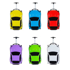 Venta al por mayor de fábrica, equipaje para niños, barato, ligero, con forma de coche, maleta con ruedas para niños, <span class=keywords><strong>maletas</strong></span> bonitas de dibujos animados para uso escolar - Product Image 3