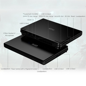 Gpd Win Max Máy Tính Xách Tay Chơi Game Mini Trung Quốc Máy Tính Xách Tay Nhỏ Máy Tính Xách Tay Game Thủ Màn Hình Cảm Ứng 10.1 Inch Cpu Amd 7 6800u 16Gb + 1Tb 67wh Pin - Product Image 4