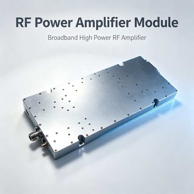 JF 1400-1800MHz 500W High Power RF Module DC 36V Protected Aluminum Case Simple Mounting Wideband Power Amplifier C-UAS