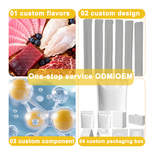 Huile de poisson naturelle, complément nutritionnel pour animaux de compagnie, friandises, oméga 3, nourriture pour chats personnalisable, meilleur aliment sain pour chats, friandises crémeuses pour chats - Product Image 4